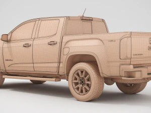 gmc canyon denali 2018 3D Model