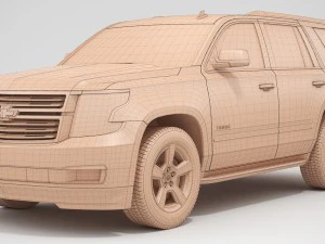 chevrolet tahoe 2018 3D Model