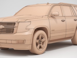 chevrolet tahoe 2018 3D 模型