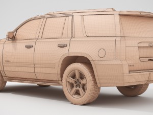 chevrolet tahoe 2018 3D 模型