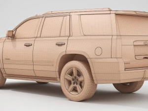 chevrolet tahoe 2018 3D Model
