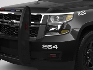 chevrolet tahoe 2018 police 3D Model