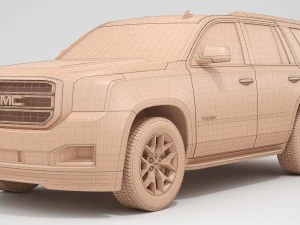 gmc yukon 2018 3D Model
