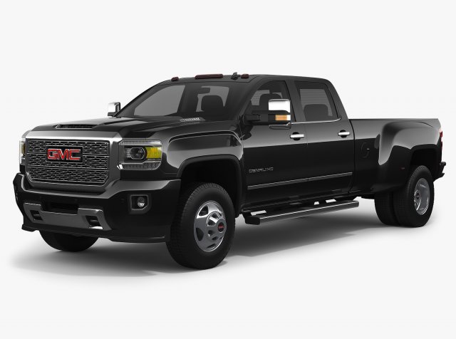 2018 gmc sierra 3500hd denali 3D मॉडल .c4d .max .obj .3ds .fbx .stl .blend 