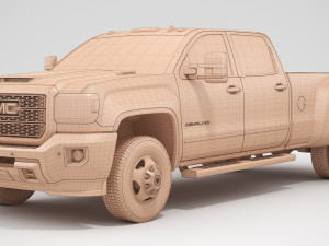 2018 gmc sierra 3500hd denali 3D मॉडल