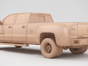 2018 gmc sierra 3500hd denali 3D मॉडल