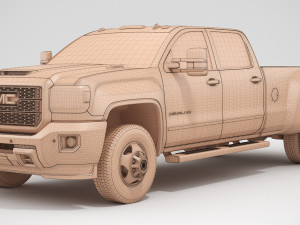 2018 gmc sierra 3500hd denali 3D मॉडल