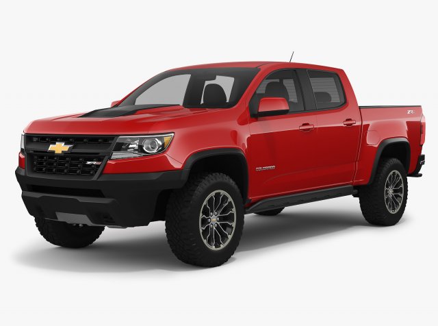 chevrolet colorado zr2 2018 3D Model .c4d .max .obj .3ds .fbx .stl .blend 