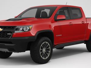 chevrolet colorado zr2 2018 3D Model