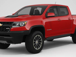 chevrolet colorado zr2 2018 Modelo 3D