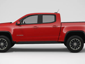 chevrolet colorado zr2 2018 Modelo 3D