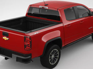 chevrolet colorado zr2 2018 Modelo 3D