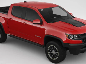 chevrolet colorado zr2 2018 Modelo 3D