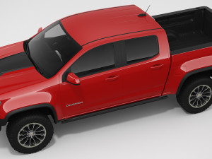 chevrolet colorado zr2 2018 3D Model