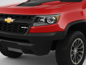 chevrolet colorado zr2 2018 Modelo 3D