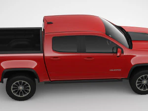 chevrolet colorado zr2 2018 Modelo 3D
