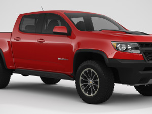 chevrolet colorado zr2 2018 3D Model