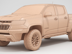 chevrolet colorado zr2 2018 3D Model