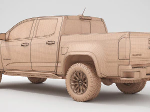 chevrolet colorado zr2 2018 Modelo 3D