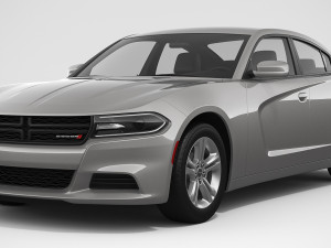 dodge charger sxt 2019 Model 3D