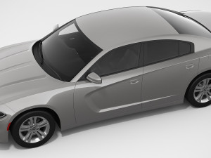 dodge charger sxt 2019 Model 3D