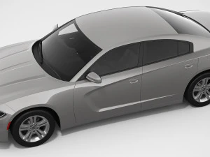 dodge charger sxt 2019 3D Model