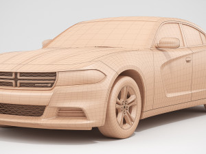 dodge charger sxt 2019 Model 3D