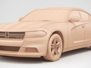 dodge charger sxt 2019 3D Model