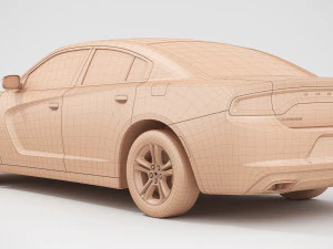 dodge charger sxt 2019 3D Model