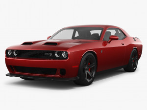 dodge challenger hellcat 2019 3D Model