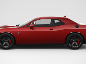 dodge challenger hellcat 2019 3Dモデル