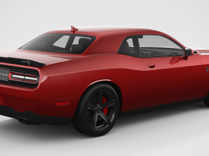dodge challenger hellcat 2019 3Dモデル