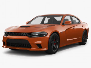 Dodge Charger Hellcat 2019 3D Модель