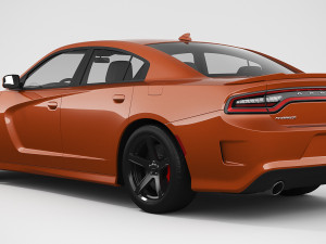 dodge charger hellcat 2019 Model 3D