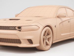 dodge charger hellcat 2019 Model 3D