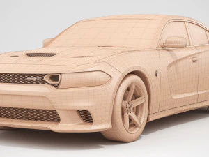 dodge charger hellcat 2019 3D Model