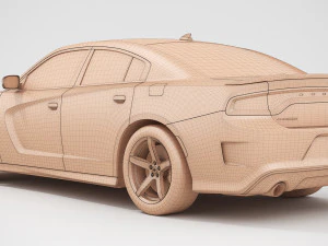 dodge charger hellcat 2019 3D Model