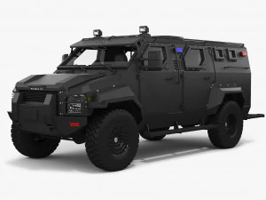swat truck pit-bull vx 3D Model