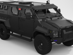 swat truck pit-bull vx 3D Model