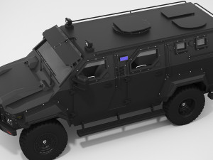 swat truck pit-bull vx 3D Model