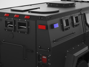 swat truck pit-bull vx 3D Model