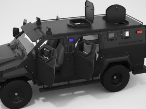 swat truck pit-bull vx 3D Model