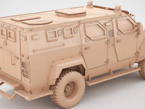 swat truck pit-bull vx 3D Model