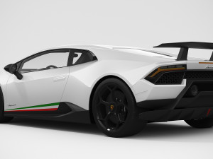 lamborghini huracan performante 3D मॉडल