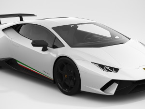 lamborghini huracan performante 3D मॉडल
