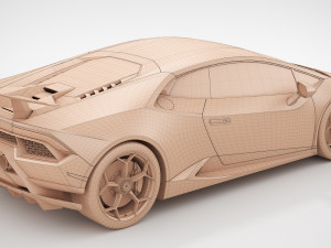 lamborghini huracan performante 3D मॉडल