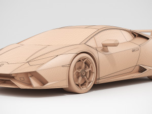 lamborghini huracan performante 3D मॉडल