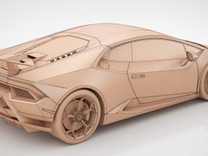 lamborghini huracan performante 3D मॉडल