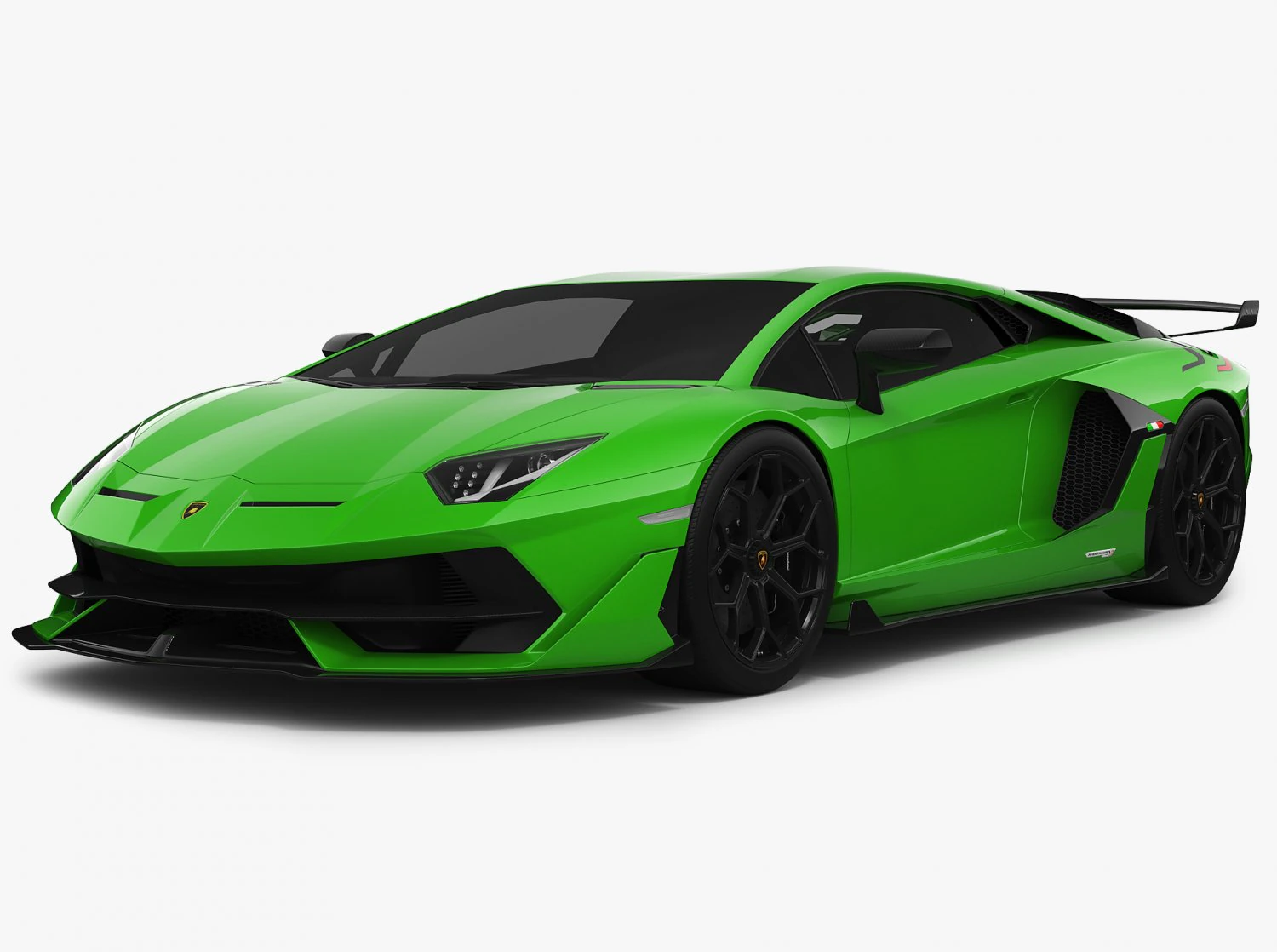 lamborghini aventador svj 3D Model .c4d .max .obj .3ds .fbx .stl .blend 