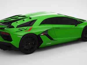 lamborghini aventador svj 3D Model